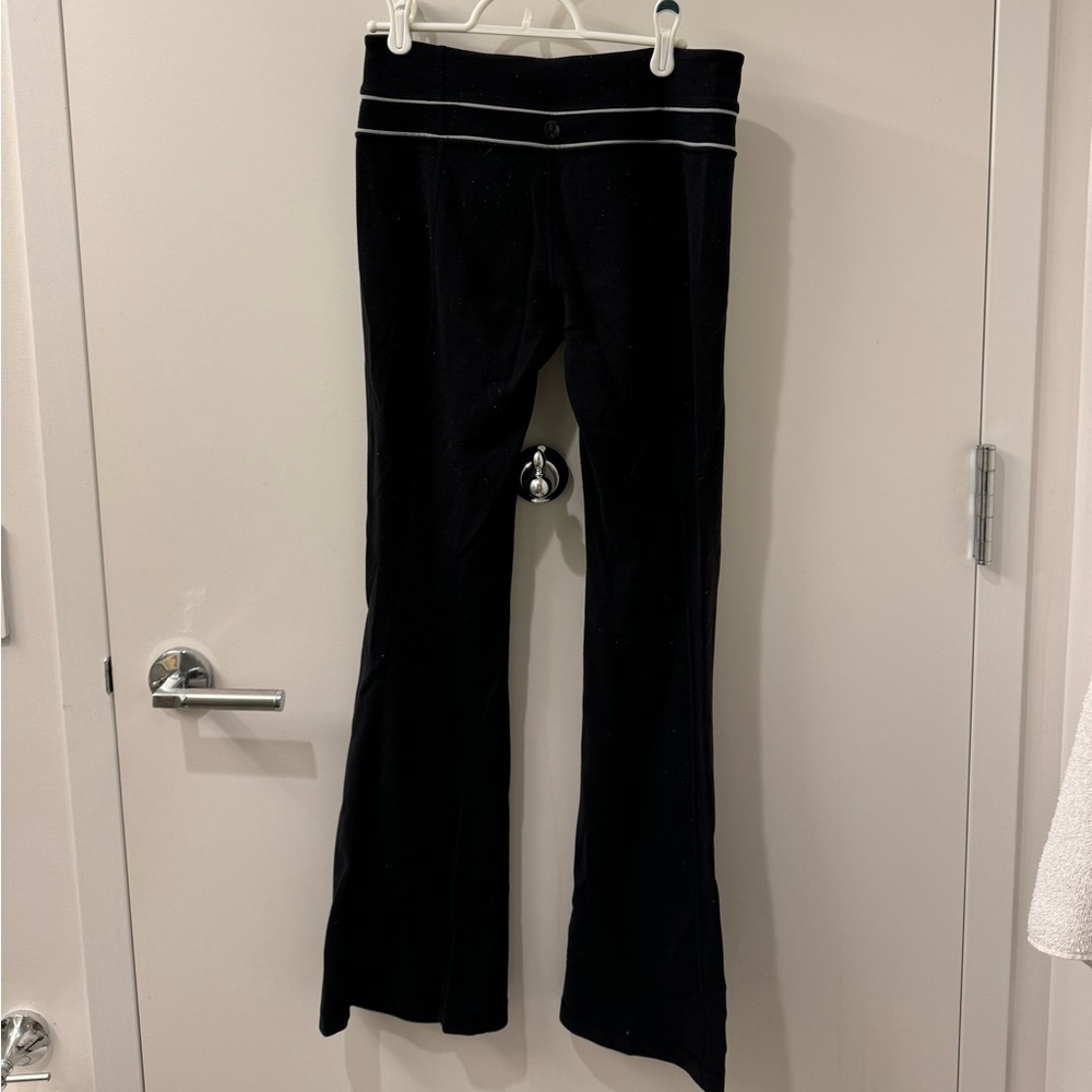 lululemon black flare pants